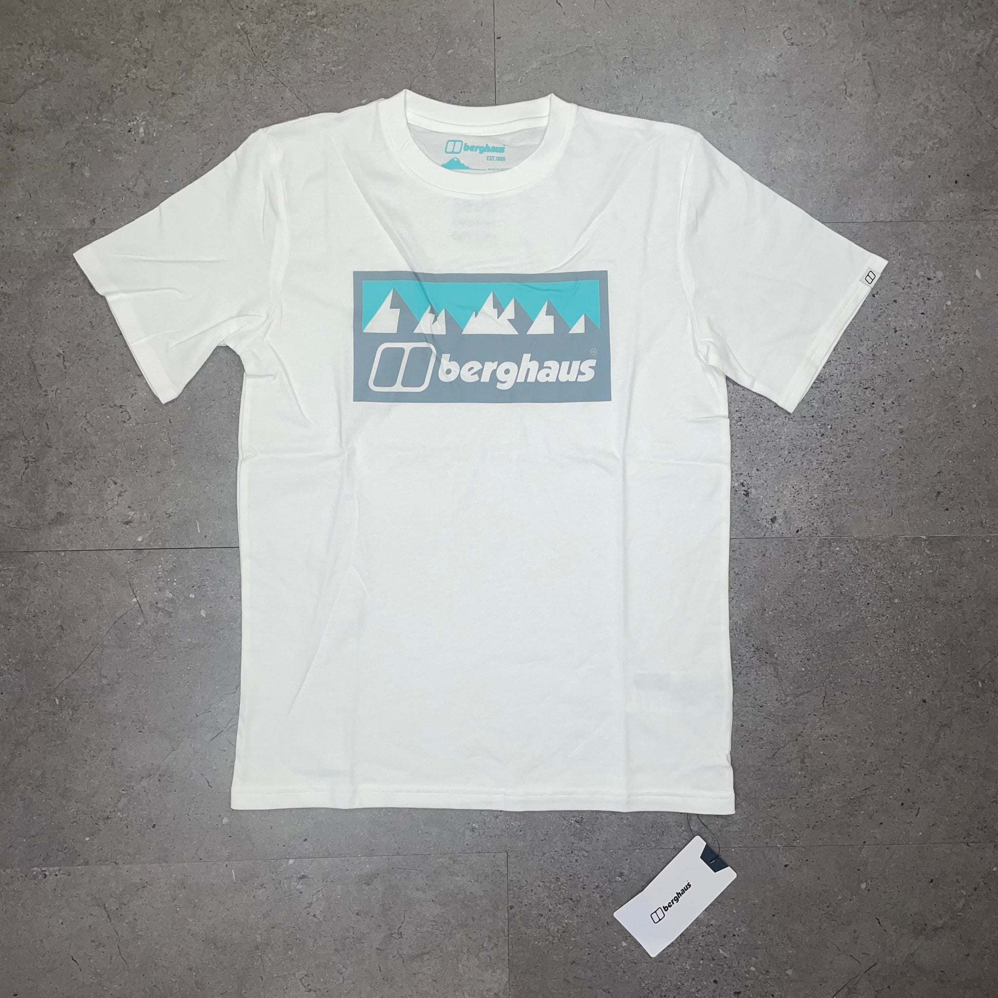 Berghaus Printed T-shirt ‘White/Mint’